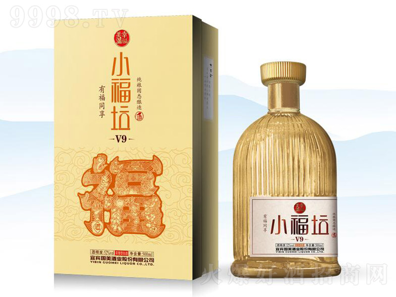 С������V9 �����Ͱ׾ơ�52�� 500ml��