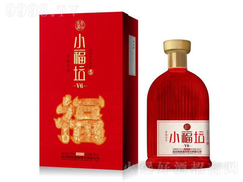 С������V6 �����Ͱ׾ơ�52�� 500ml��