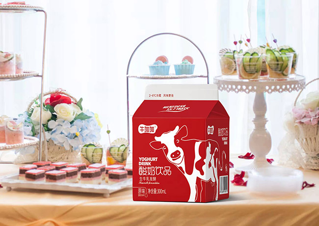 牛加加酸奶飲品生牛乳發(fā)酵300ml