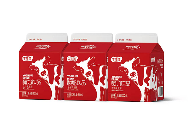 牛加加酸奶飲品生牛乳發(fā)酵300ml
