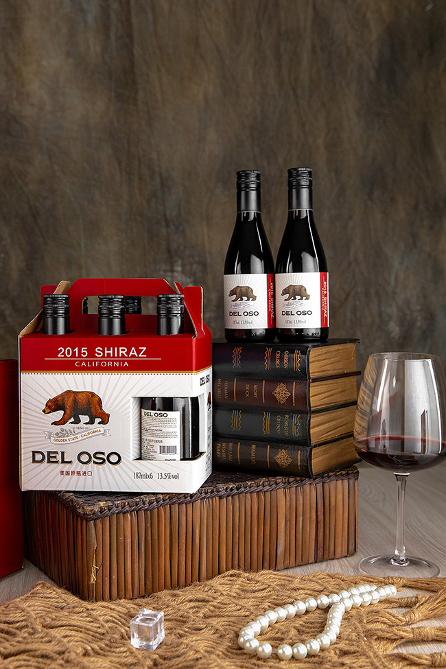 德爾奧索北美西拉干紅葡萄酒【13.5° 187ml】