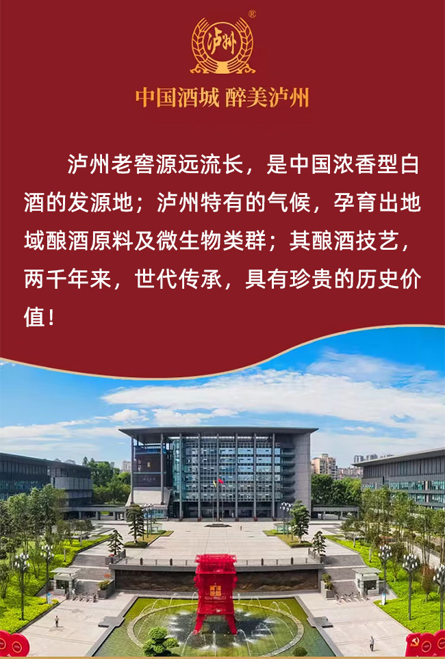 瀘州老窖世紀榮耀酒喜慶裝 濃香型【52° 500ml】